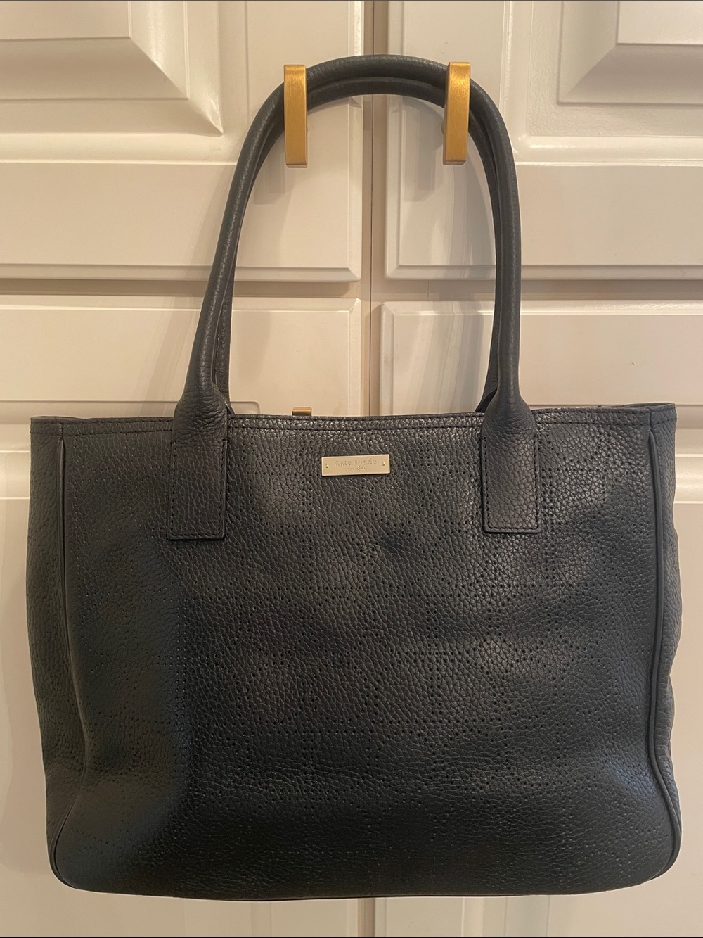 Kate Spade NWOT perforated logo tote bag
